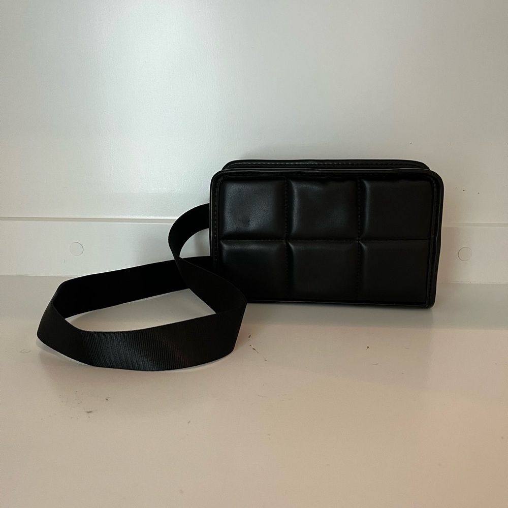 Amanda Uprichard Black Belt Bag